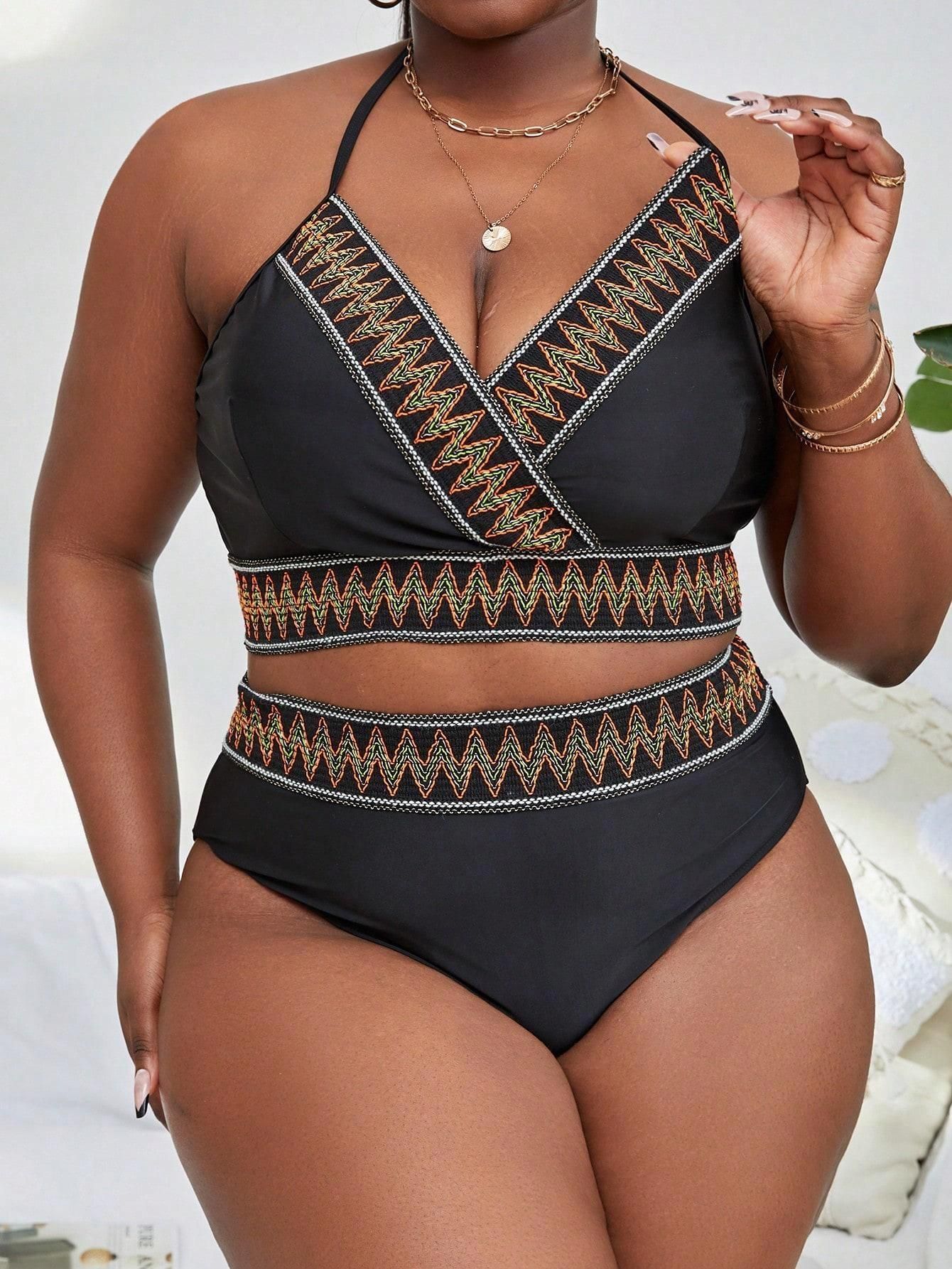 Print Kontrast C C Nf Xxl Shein Bikini Komplet Ceny I Opinie Ceneo Pl