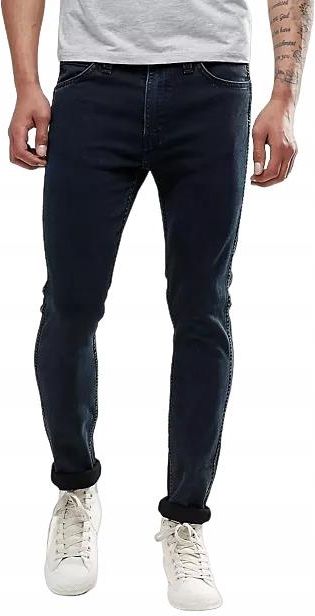 S9220 Levis 519 Extreme Skinny spodnie Jeansowe Męskie W28 L32 Ceny i