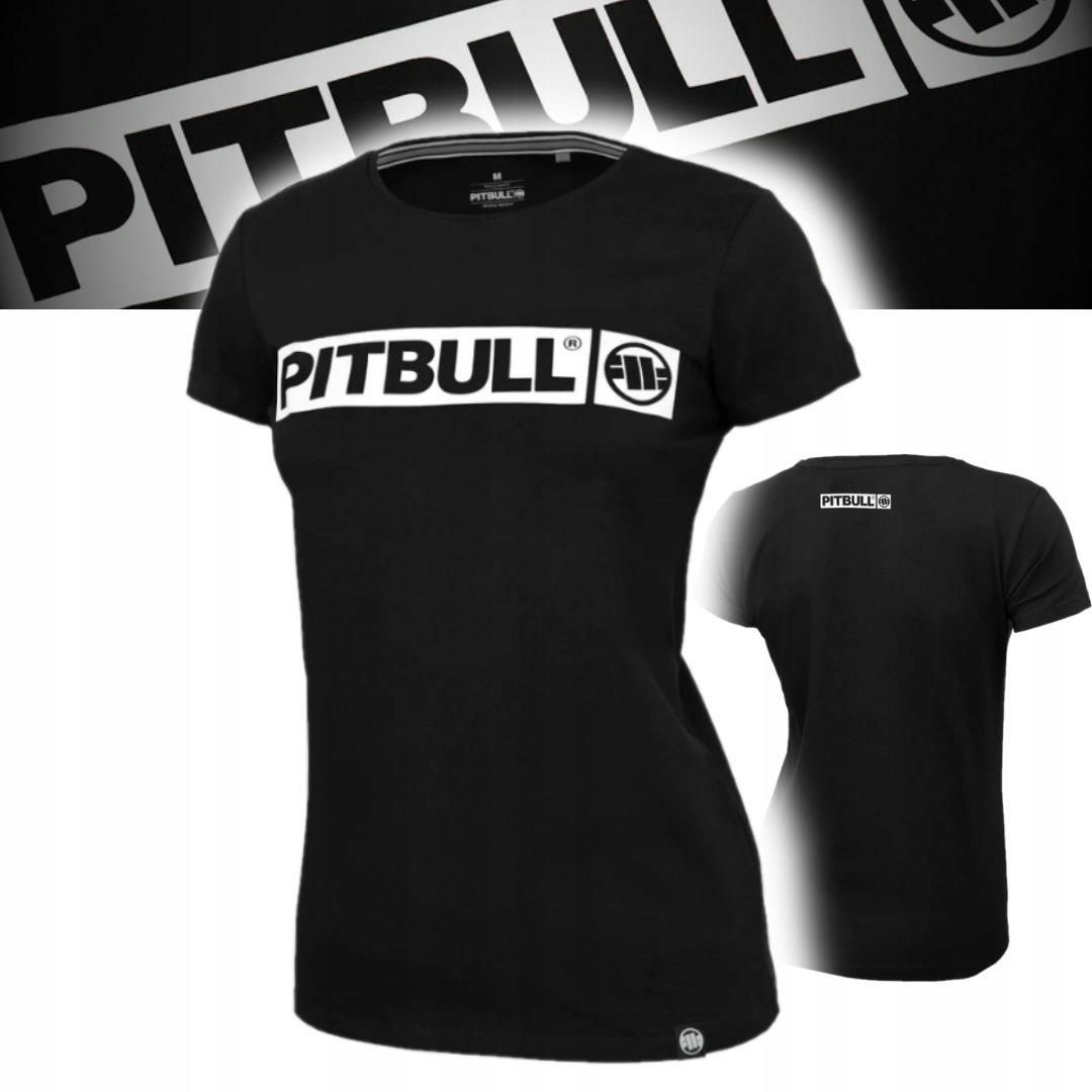 Pitbull West Coast T Shirt Koszulka Damska Hilltop Regular Czarna L