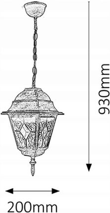 Rabalux Lampa Wisząca Monaco ( 8184 ) - zdjęcie 2