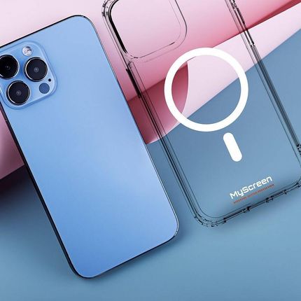 Lamel Technology Sp Z O Apple Iphone 15 Pro Max Pokrowiec Amortyzujący Uderzenia Myscreen Revo Clear Case Magsafe - zdjęcie 5