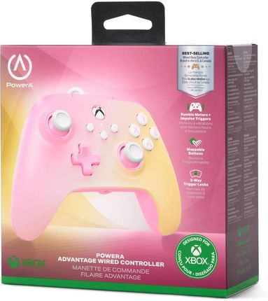 PowerA Advantage Xbox Series X|S - Różowa lemoniada XBGP0183-01 - zdjęcie 4
