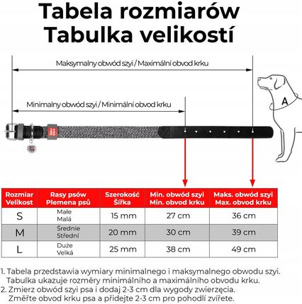 Waudog Obroża Dla Psa Z Naturalnej Skóry I Bawełny R. L 1646902358 - zdjęcie 2