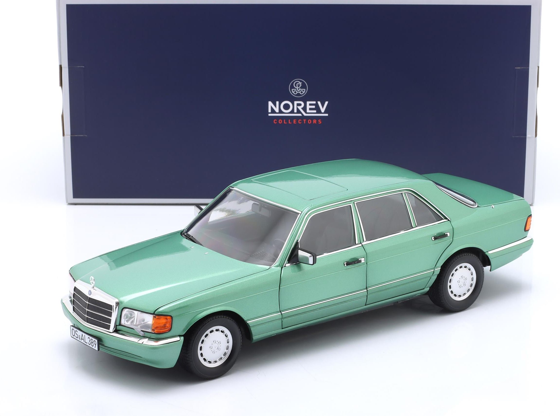 Norev Mercedes Benz Sel W Light Green Metallic