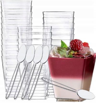 Pojemniki Piramida Pucharki 150Ml 24szt. Łyżeczki 50 1646623929 - zdjęcie 4