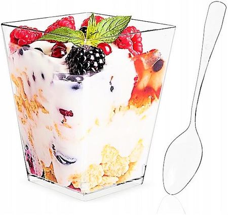 Pojemniki Piramida Pucharki 150Ml 24szt. Łyżeczki 50 1646623929 - zdjęcie 2