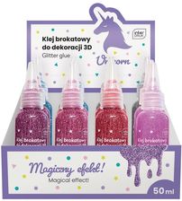 Zdjęcie Klej Do Dekoracji Brokatowy 50Ml Unicorn 12Szt - Brzostek