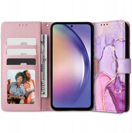 Tech Protect Wallet Galaxy A25 5G Marble - zdjęcie 3