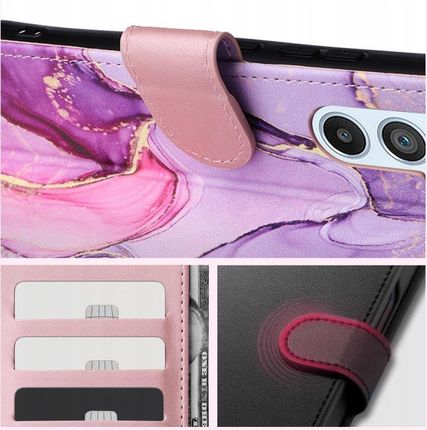 Tech Protect Wallet Galaxy A25 5G Marble - zdjęcie 2