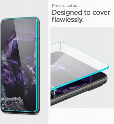 Spigen 2X Premium Szkło Hartowane Alm Glas Tr 2 Pack Google Pixel 8 Clear - zdjęcie 4