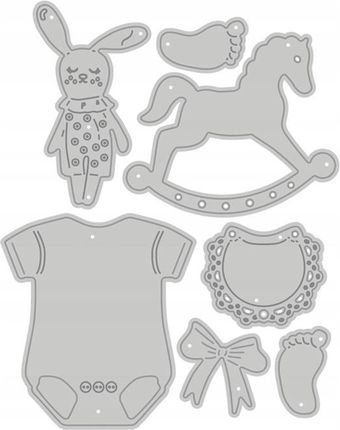 Dpcraft Wykrojnik Sizzix Baby 7Szt Jcma 224 JCMA224 - zdjęcie 3