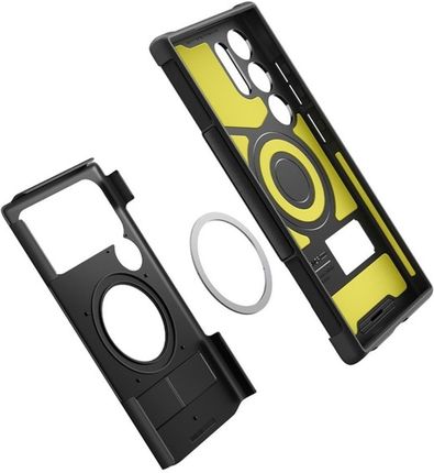 Spigen Etui Slim Armor Magsafe Do Samsung Galaxy S24 Ultra Czarny - zdjęcie 4