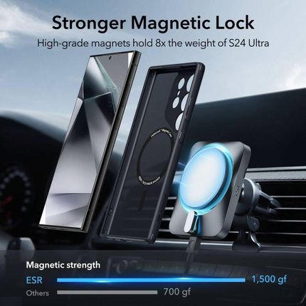 Esr Etui Ch Halolock Magsafe Do Samsung Galaxy S24 Ultra Czarny - zdjęcie 2