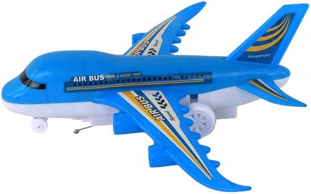 Leantoys Samolot Zdalnie Sterowany R/C Światła Niebieski Diy - zdjęcie 2