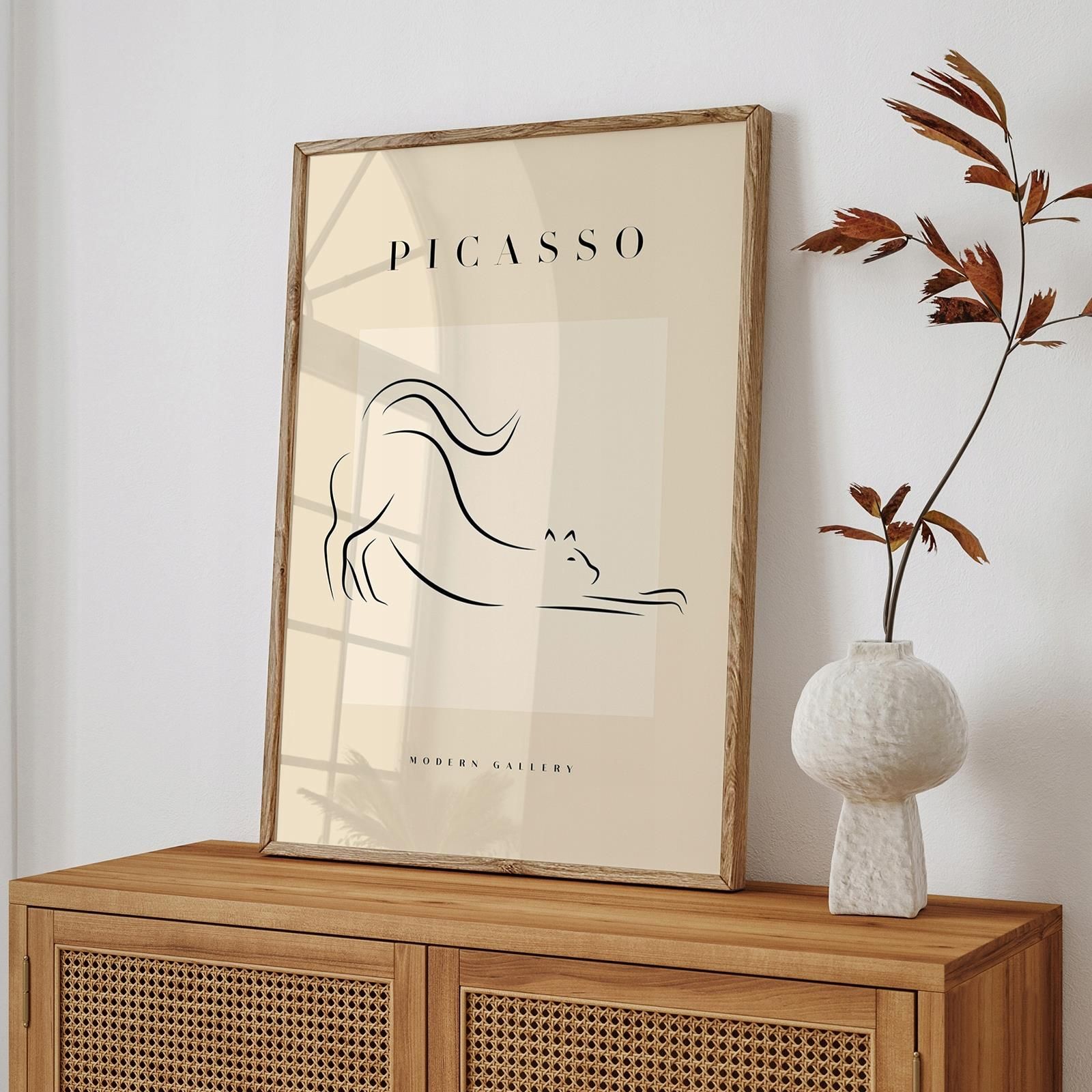 Kmbpress Picasso Kot Grafika Plakat X Cm Linia Opinie I