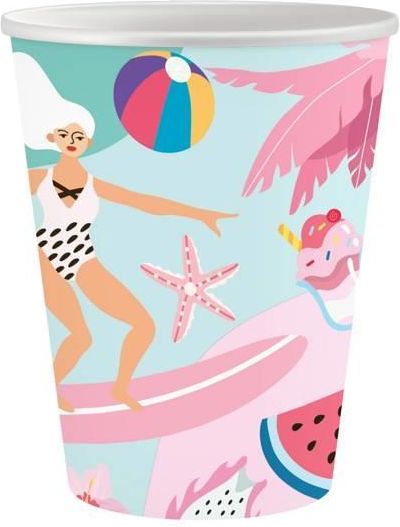Zdjęcie Godan Kubeczki Papierowe Lato Hawaje 250Ml 6Szt. - Stepnica