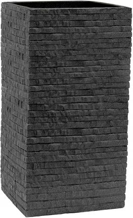 Patio Donica Ceglana Kubus Antracyt 27X27X60Cm 90134