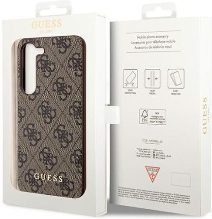 Guess 4G Charms Collection Etui Samsung Galaxy S24 (Brązowy) - zdjęcie 4
