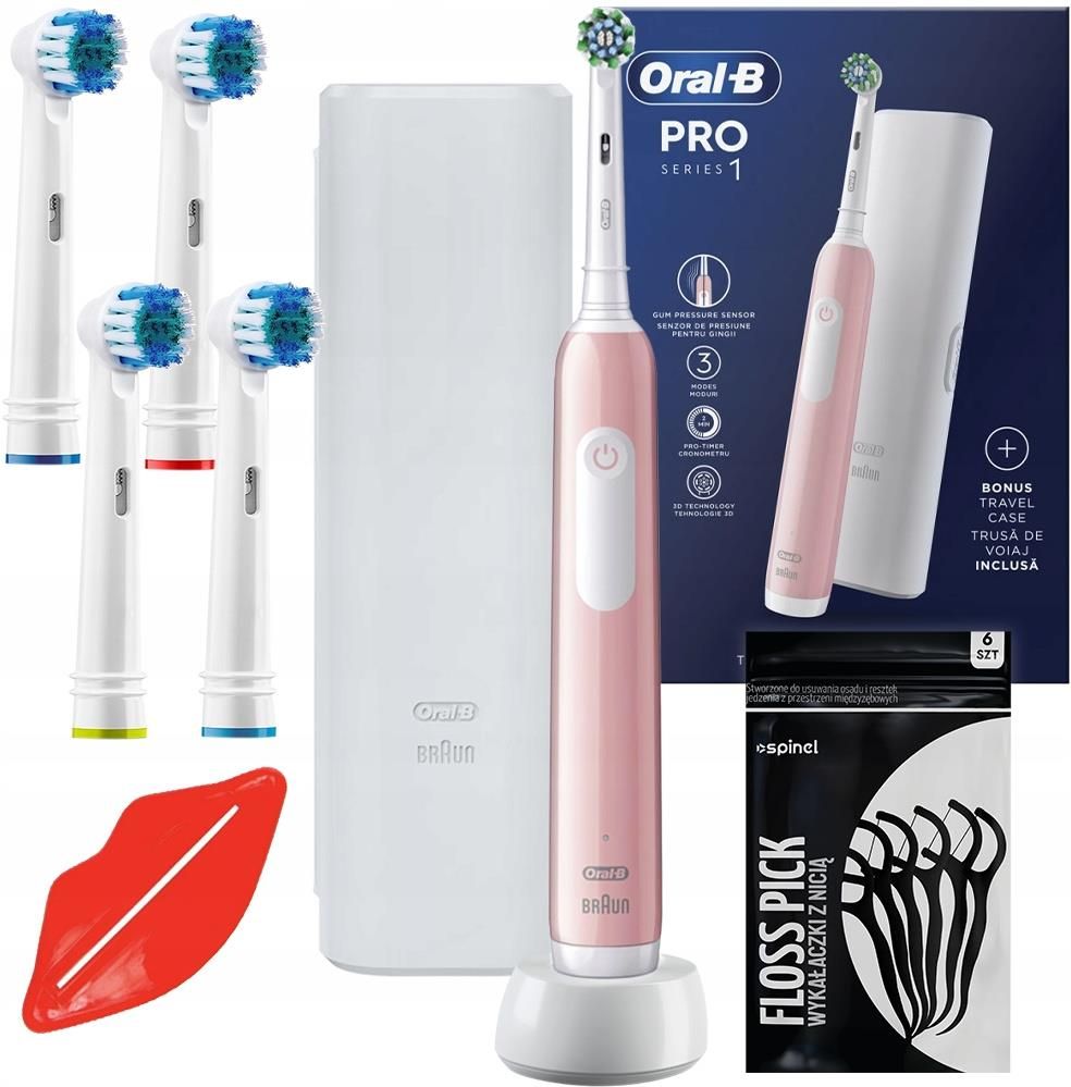 Szczoteczka Elektryczna Oral B Pro Series R Owa Etui Dodatki