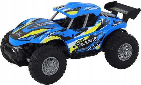 Leantoys Auto 1:16 Zdalnie Sterowane Off-Road Samochód Terenowy Rc Niebieski - zdjęcie 2