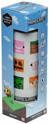 Puckator Minecraft Butelka Termos Bidon Termometr Cyfrowy 450Ml Dla Dzieci Szkoła - zdjęcie 4