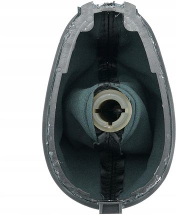 Gałka Zmiany 5 Biegów Z Mieszkiem Renault Clio II III Twingo Chrom Skóra - zdjęcie 2