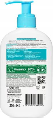 Garnier Pure Active Nawilżająca Emulsja Oczyszczająca Do Twarzy 250ml - zdjęcie 4