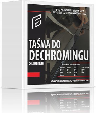 3M Taśma Do Dechromingu Czarny Połysk G12 5Cm X 5M Folia Na Listwy - zdjęcie 2