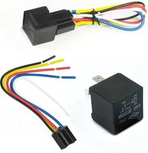 Zdjęcie Amio Przekaźnik Samochodowy Wiązka Gniazdo 5 Pin 40A 12V - Brwinów