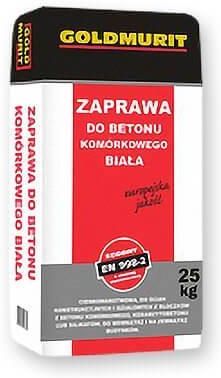 Zaprawa Goldmurit Zaprawa Do Betonu Komórkowego Biała 25Kg Opinie i