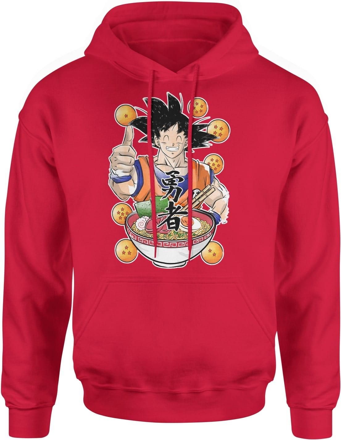 Dragon ball z goku śmieszna Męska bluza z kapturem S Czarny Ceny i