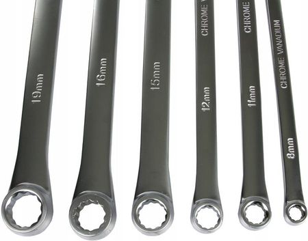 Silvertools Klucze Oczkowe Proste Długie 8-21 Do Napinaczy 6szt. - zdjęcie 2