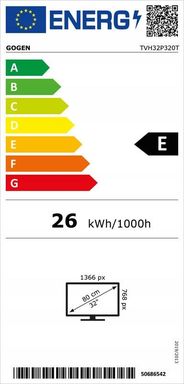 Telewizor LED GoGen GOGTVH32P320T 32 cale HD Ready - zdjęcie 3