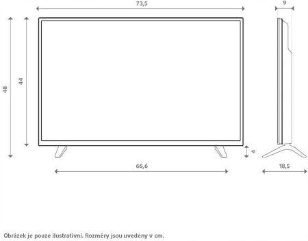 Telewizor LED GoGen GOGTVH32P320T 32 cale HD Ready - zdjęcie 4