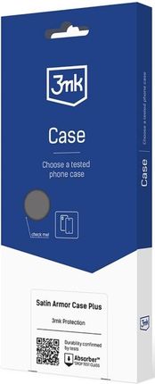 3Mk Etui Satin Armor Case Do Samsung Galaxy A25 5G Przezroczysto Czarny - zdjęcie 3