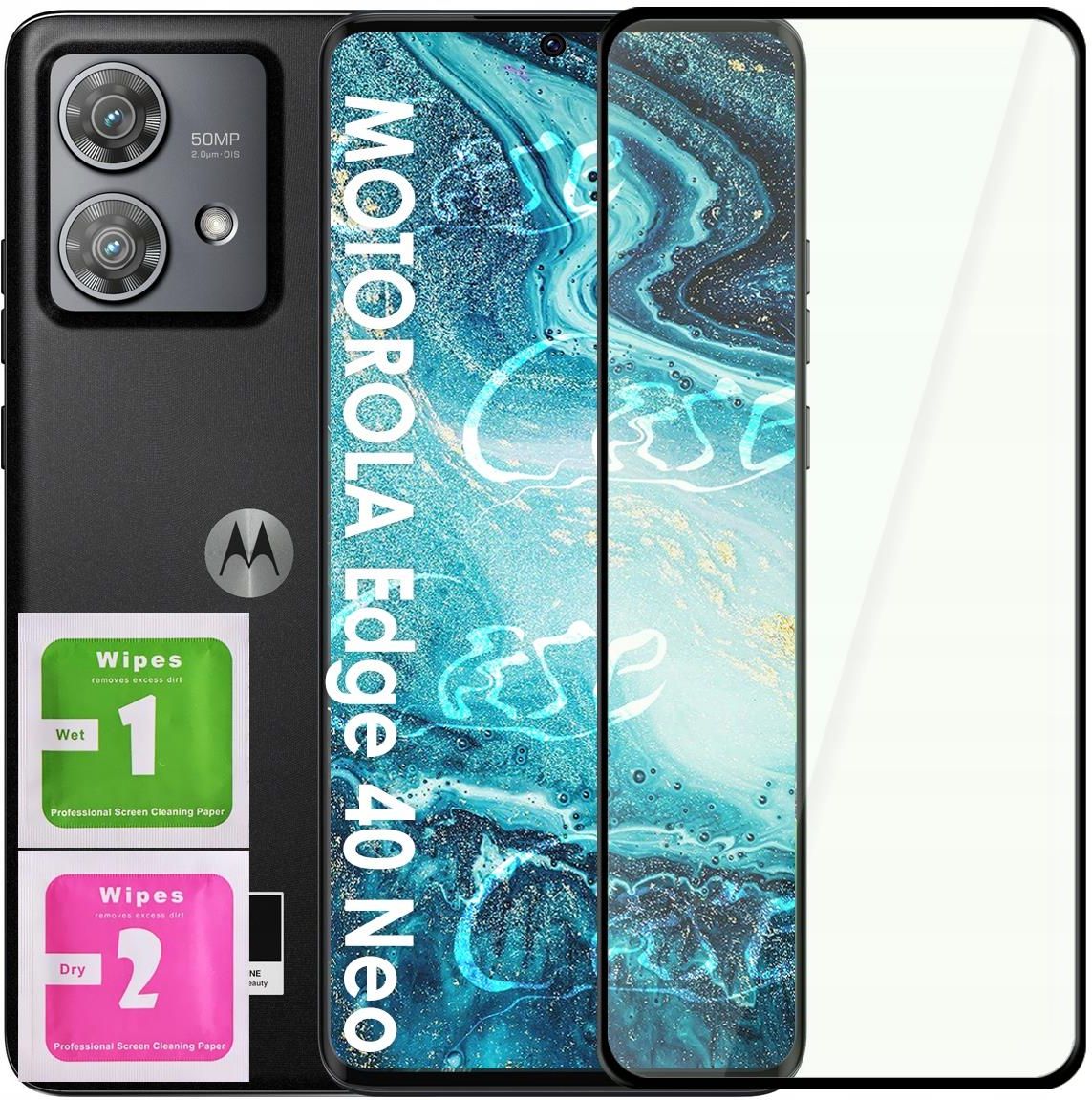 Case Szkło Hartowane 5D Do Motorola Edge 40 Neo Szybka Na Cały Ekran