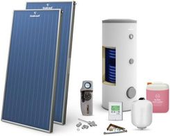 Zdjęcie GALMET PREMIUM STANDARD AL ZESTAW SOLARNY 2X KOLEKTOR ALUMINIOWY KSG21 ZAS. C.W.U 200 L 08-952012 - Opatowiec