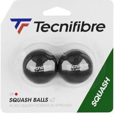 Zdjęcie Tecnifibre Squash Ball Z Czerwoną Kropką 2Szt Czarne - Olsztyn
