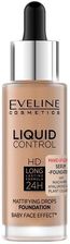 Zdjęcie Eveline Cosmetics Liquid Control Hd Matujący Podkład Do Twarzy Z Niacynamidem 060 Sunny Beige 32Ml - Wschowa
