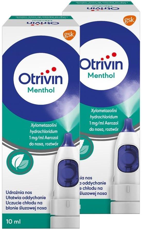 Otrivin Menthol Mg Ml Aerozol Do Nosa X Ml Opinie I Ceny Na Ceneo Pl