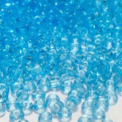 Rocaille 11 0 Czech Seed Beads Transparent Lt Blue Col 60000 10g