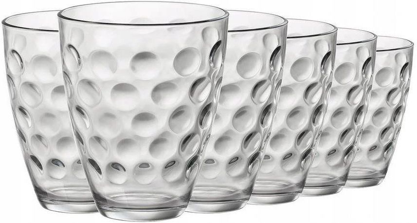 Bormioli Rocco Komplet Szklanek Dots Rocks Long Drink 6x 390Ml Opinie