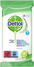 Zdjęcie Reckitt Benckiser Dettol Antybakteryjne I Drożdżakobójcze Chusteczki Do Mycia Dezynfekcji Powierzchni Limonka Miętą 36 Sztuk - Wejherowo