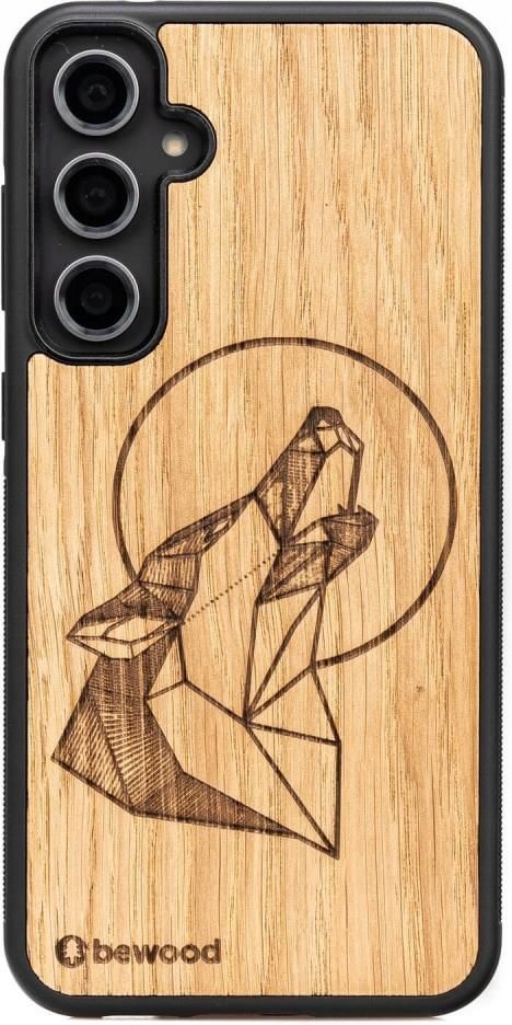 Bewood Drewniane Etui Na Samsung Galaxy S23 Fe Wilk Dąb Etui na