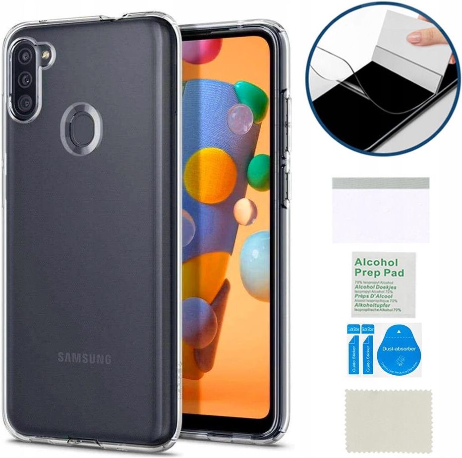 Martech Etui Silikonowe 2Mm Do Samsung Galaxy A11 Case Folia