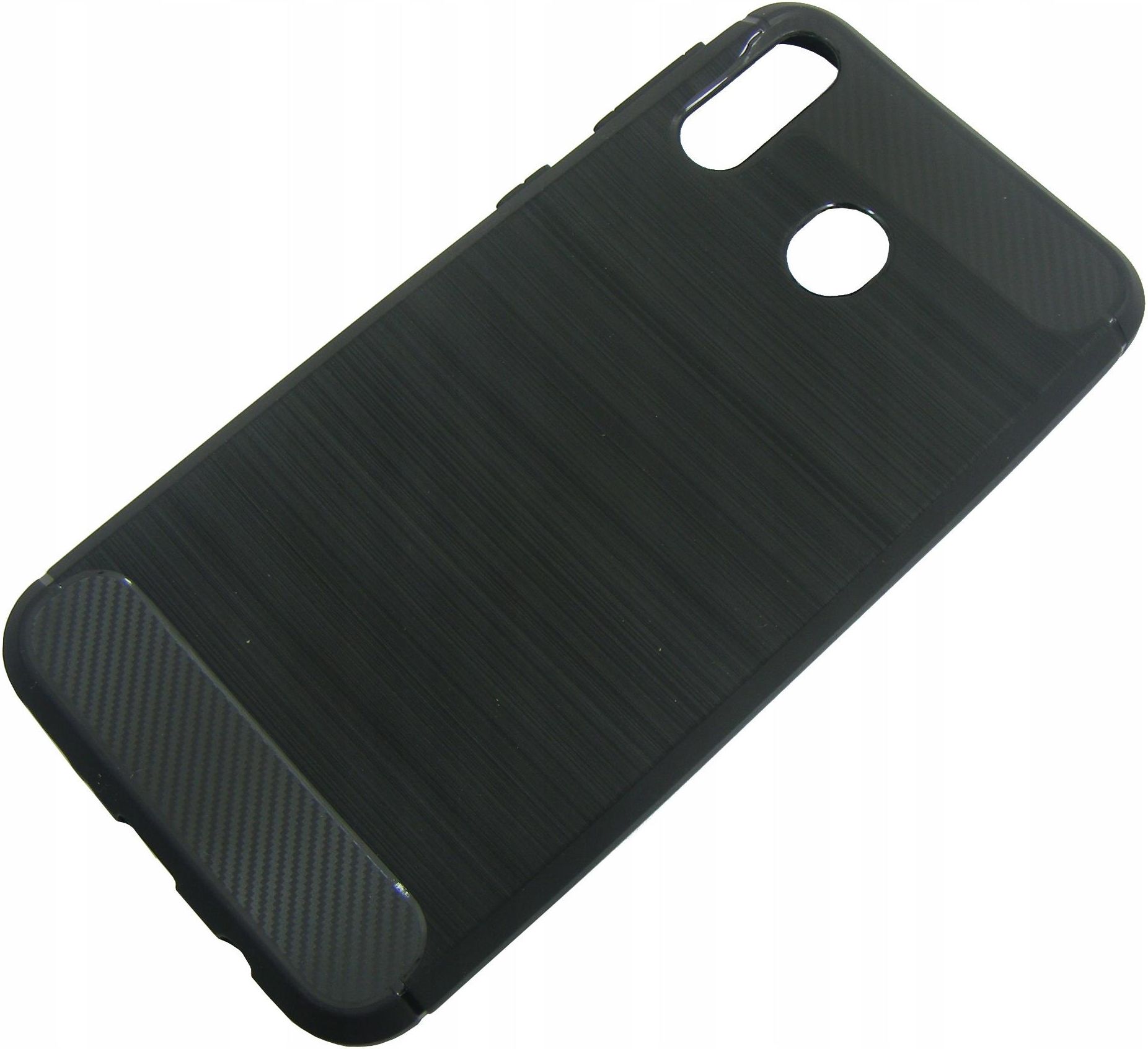 Vegacom Etui Carbon Lux Do Samsung M20 M205 Czarny Case Pokrowiec