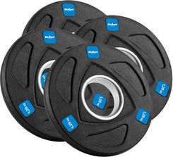 Zdjęcie Zestaw obciążeń żeliwnych gumowanych otwór olimpijski 51mm REBEL ACTIVE 4x1.25kg - Toruń