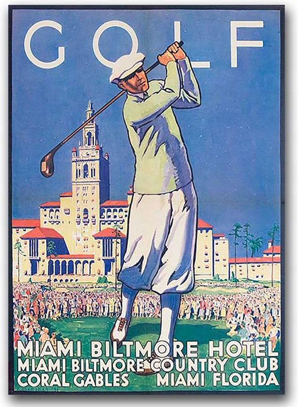 Plakat W Stylu Retro Miami Golf A4 21x29 7 Cm Opinie I Atrakcyjne