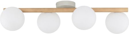 Tk Lighting Estera Wood Lampa Podsufitowa Biały, Drewno (5769) - zdjęcie 3