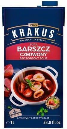Zdjęcie Krakus Barszcz Czerwony Czysty Świąteczny Do Uszek Karton 1l - Kraków